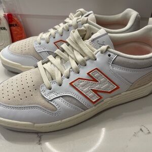 New Balance X Kith 480 'Madison Square Garden White Orange' In Neutral